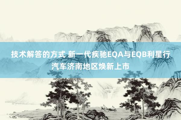 技术解答的方式 新一代疾驰EQA与EQB利星行汽车济南地区焕新上市