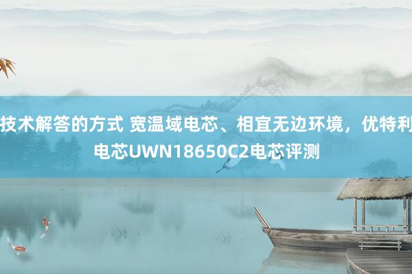 技术解答的方式 宽温域电芯、相宜无边环境，优特利电芯UWN18650C2电芯评测